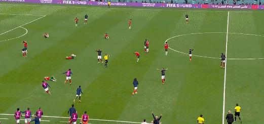 姆巴佩对战梅西欧冠,法国2-0胜摩洛哥队半决赛