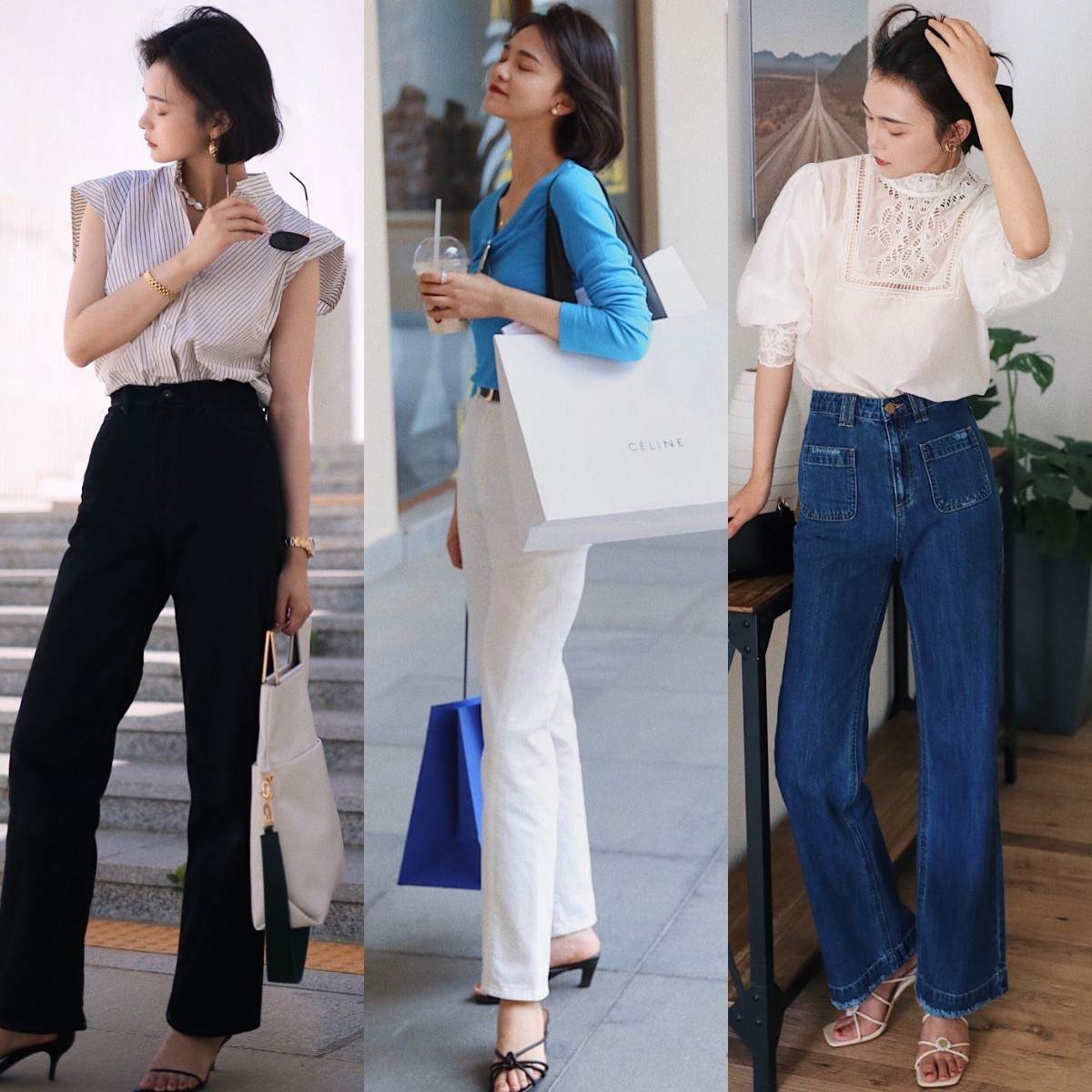 日本时尚博主富冈佳子春夏穿搭,范思哲春夏时尚博主