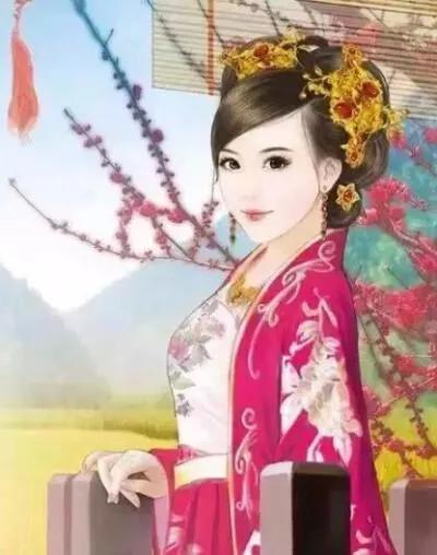 精美手绘手机壁纸古装演员,唐嫣古装高清壁纸