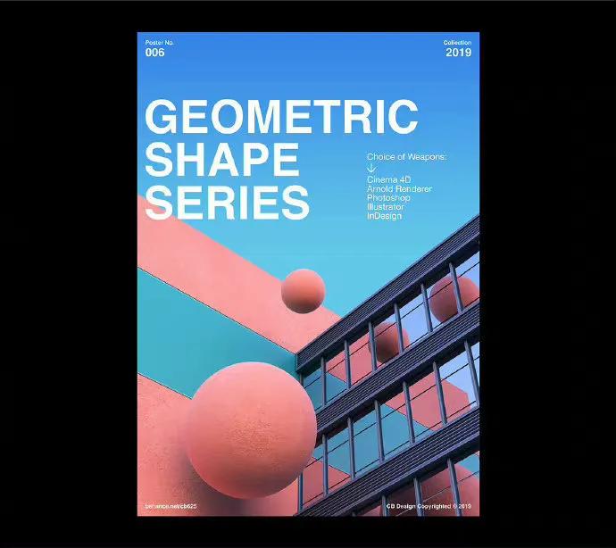 c4d海报创意图片,c4d设计创意动效海报