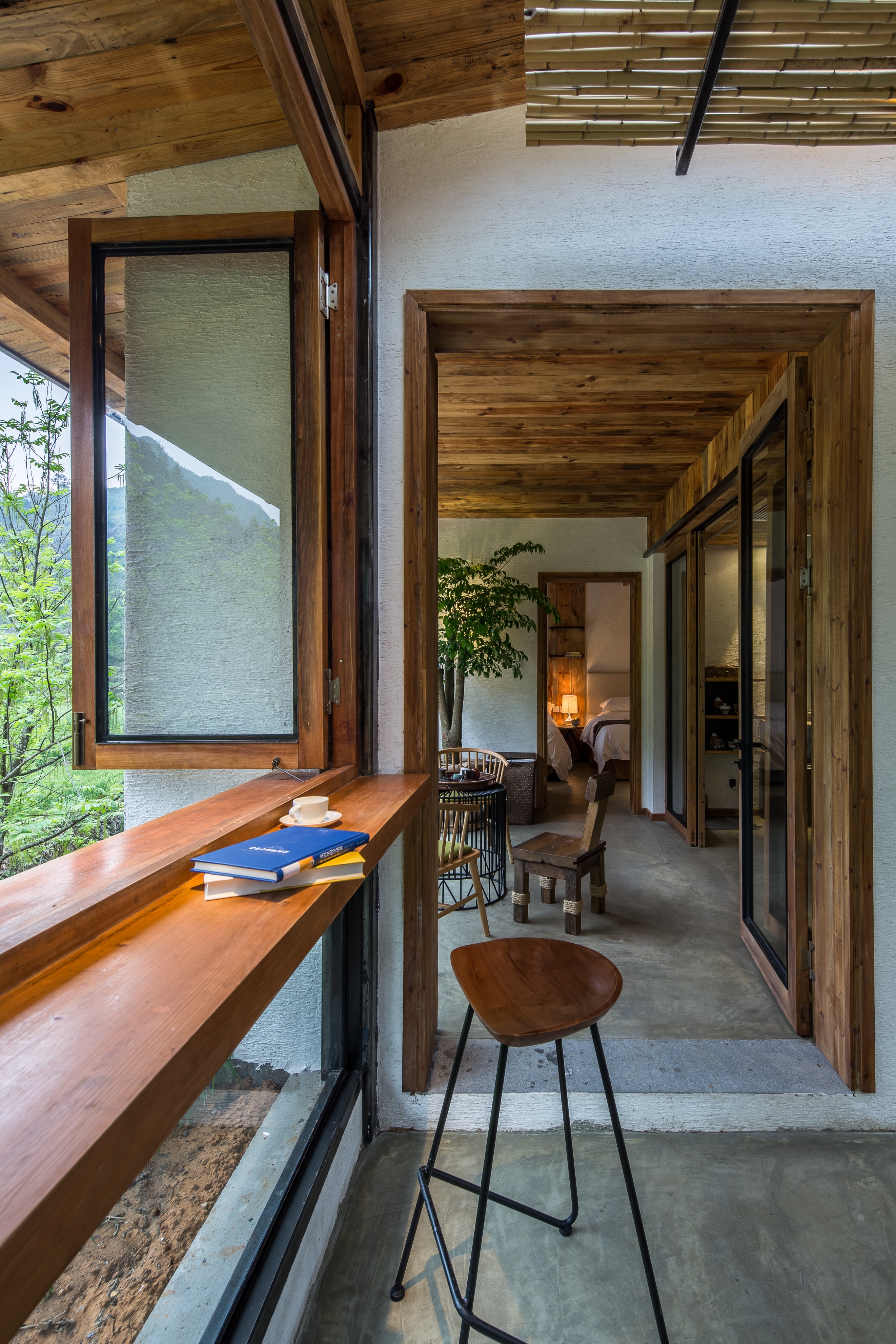 民宿酒店走廊过道设计效果图,民宿酒店家具设计