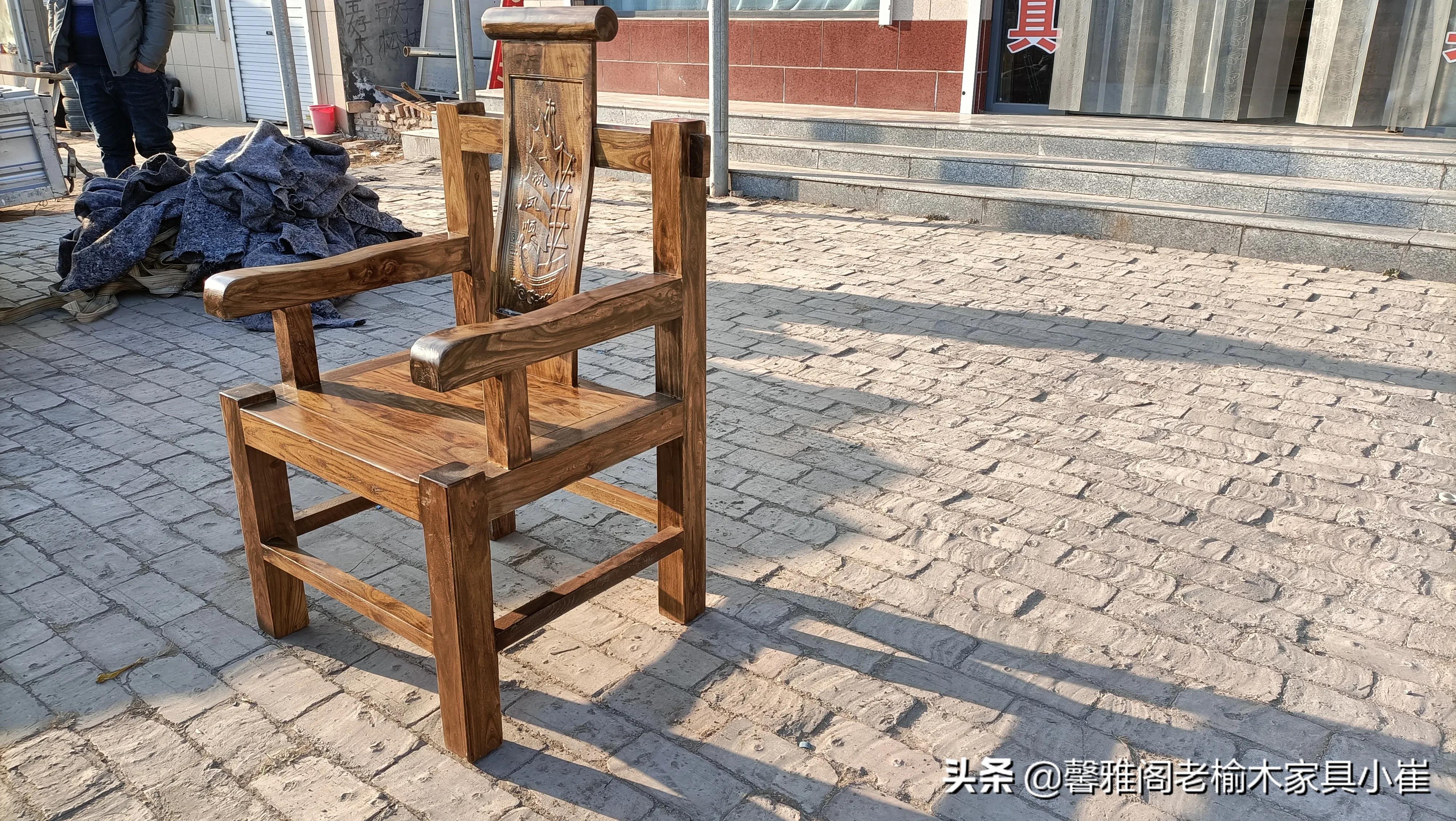 老榆木中式茶道桌价格,老榆木茶桌椅一体