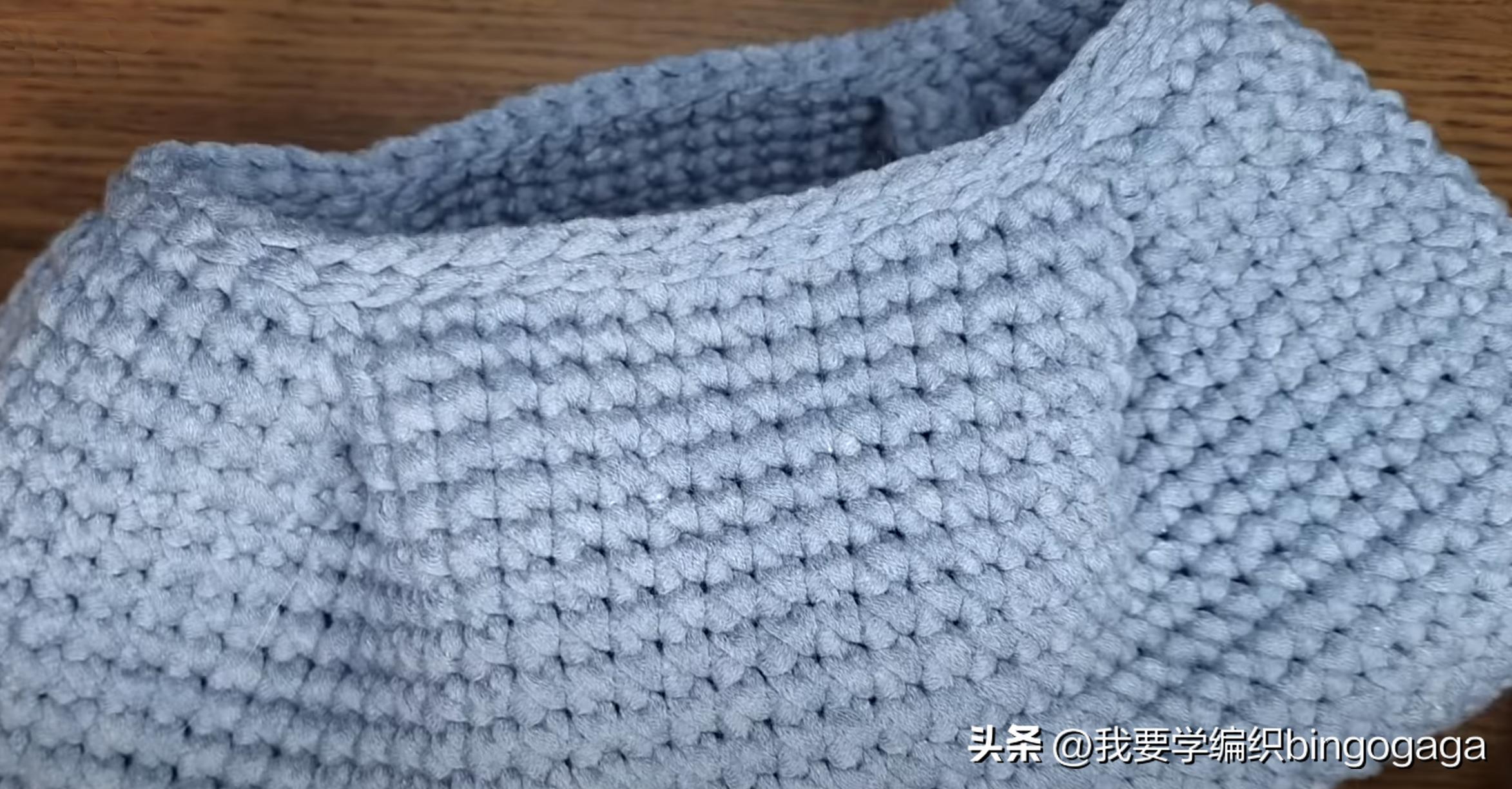 夏季包包钩织教程腋下包,钩包教程简单腋下包