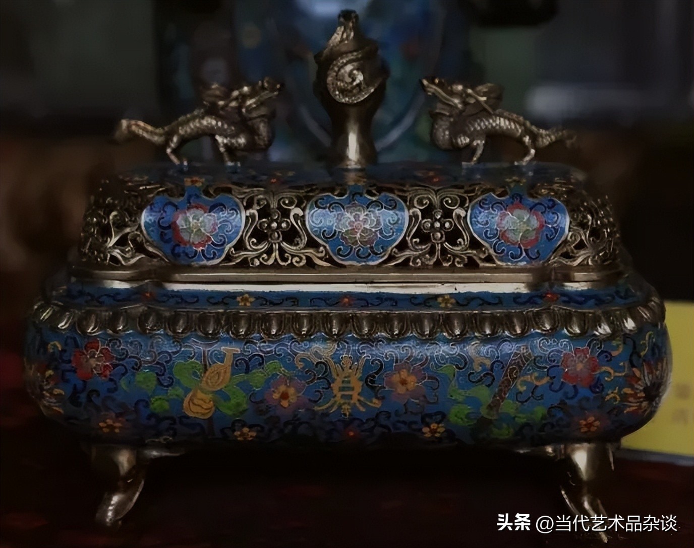 收藏景泰蓝为啥收藏老的,景泰蓝一般什么款式有收藏价值吗