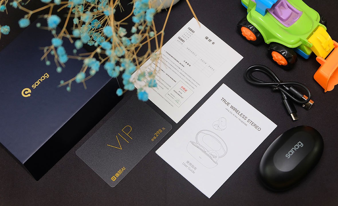 sanag赛那z51蓝牙耳机夹耳式测评,sanag塞那z51ai智能耳机