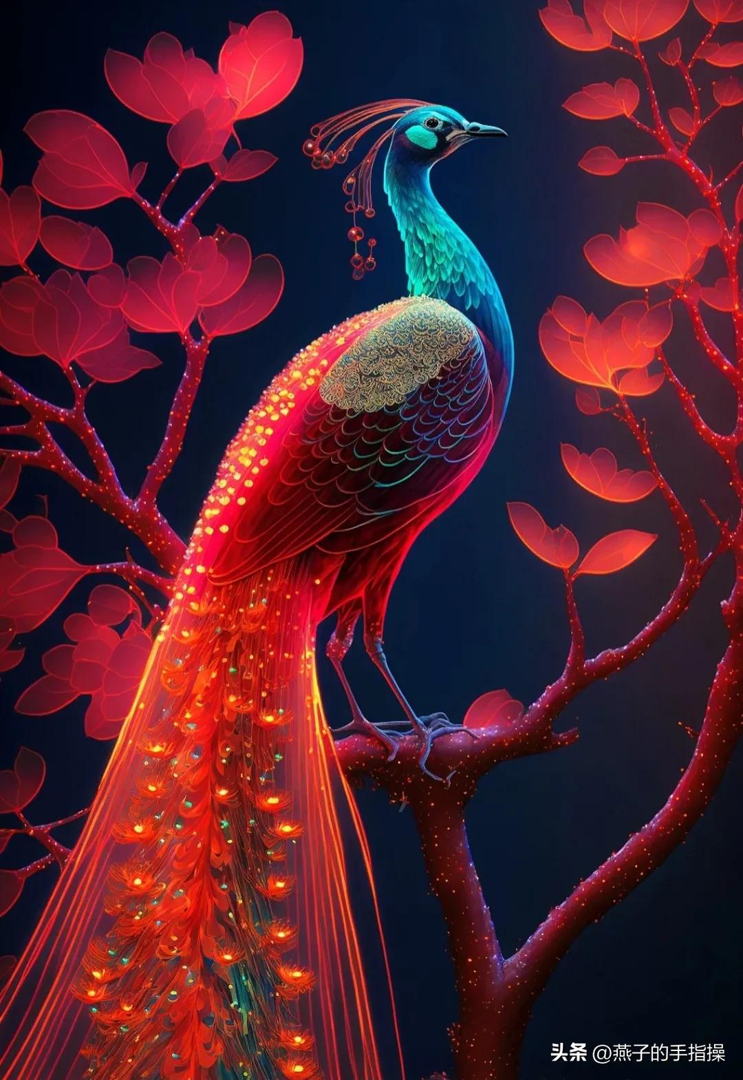 火凤凰，一声凤鸣，响彻云霄;凤凰涅槃，浴火重生