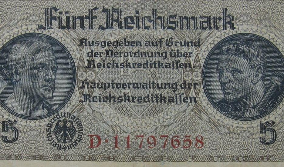 二战时期德国和日本印他国钞票 (二战时的德国印钱)