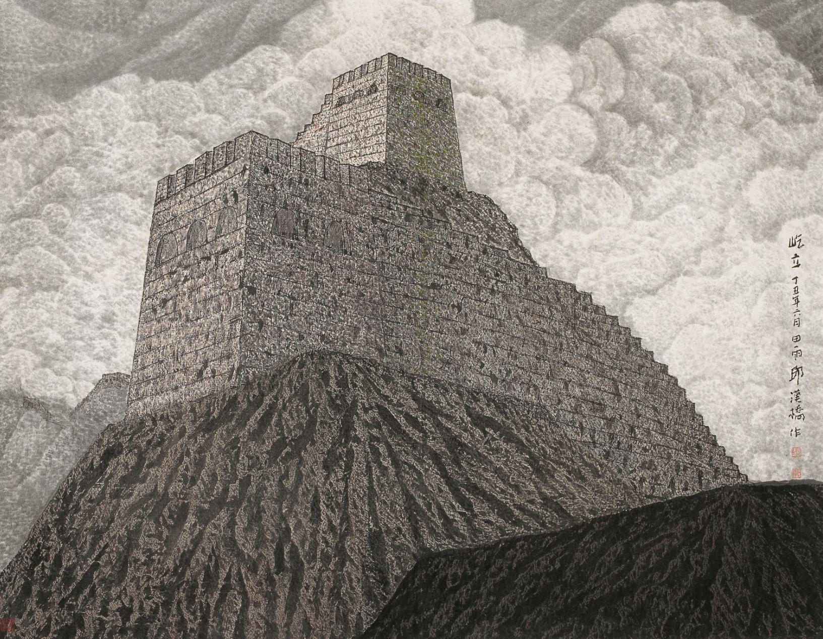 万里长城的作品,最经典的万里长城山水画霸气