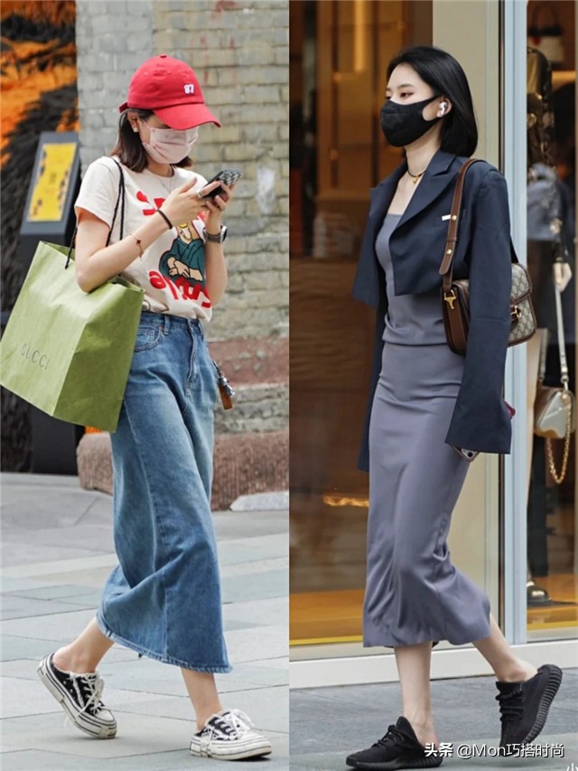 太古里的裙子穿搭,太古里穿裙子的女人