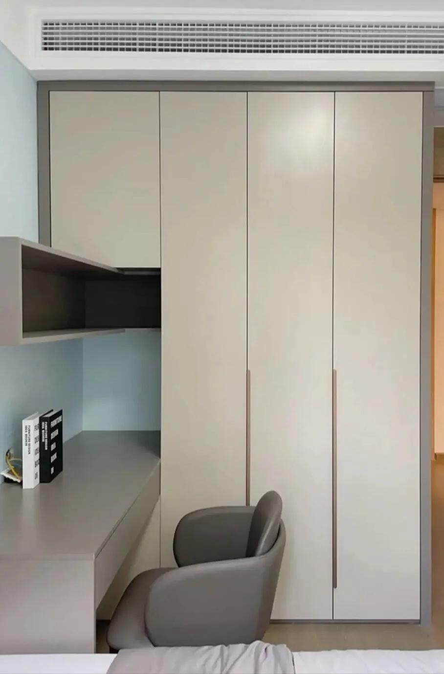 衣柜写字桌一体桌尺寸,衣柜写字桌一体新款