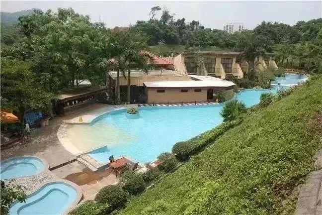 广州从化温泉度假别墅带泳池,广州从化水上威尼斯泳道别墅