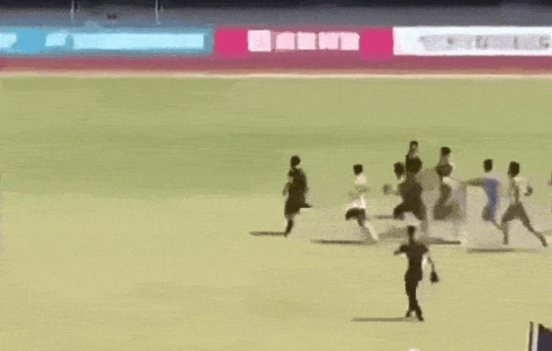 浙江省运会球员追打裁判,浙江省运会足球打架后续