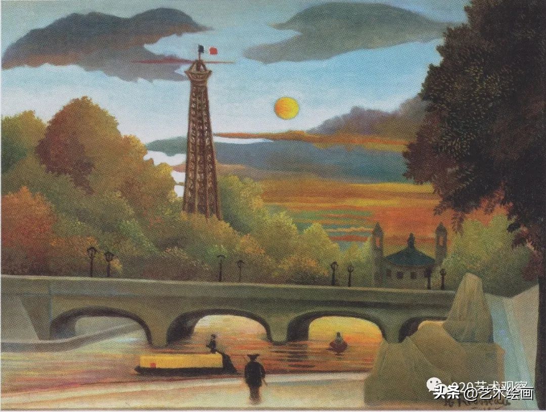 法国画家卢梭的名画,画家亨利卢梭的作品