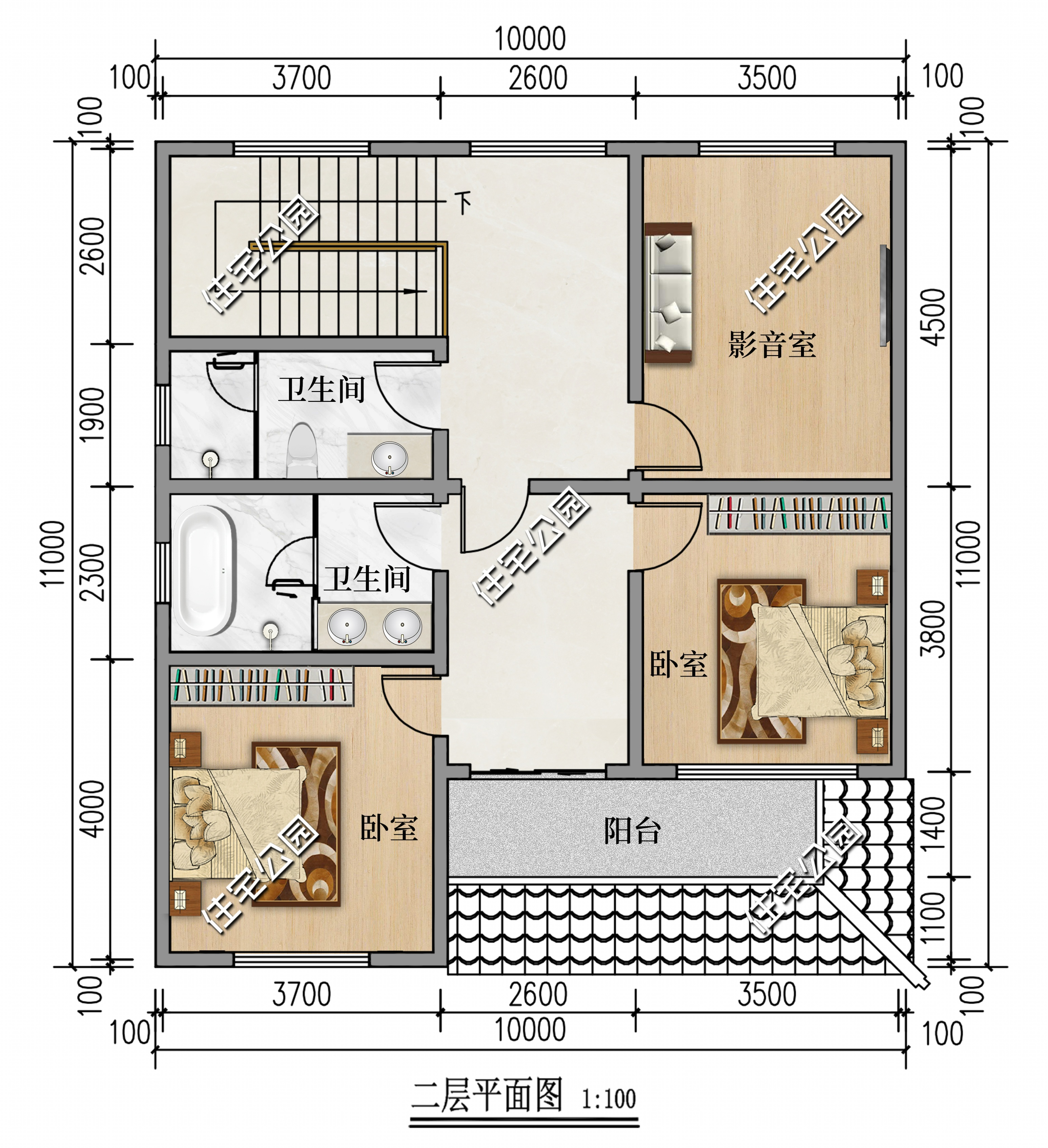 分享高端别墅,七款中式合院经典款