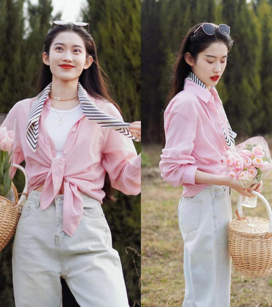 衬衫高级感轻奢几种穿搭,衬衫怎么穿好看又有范