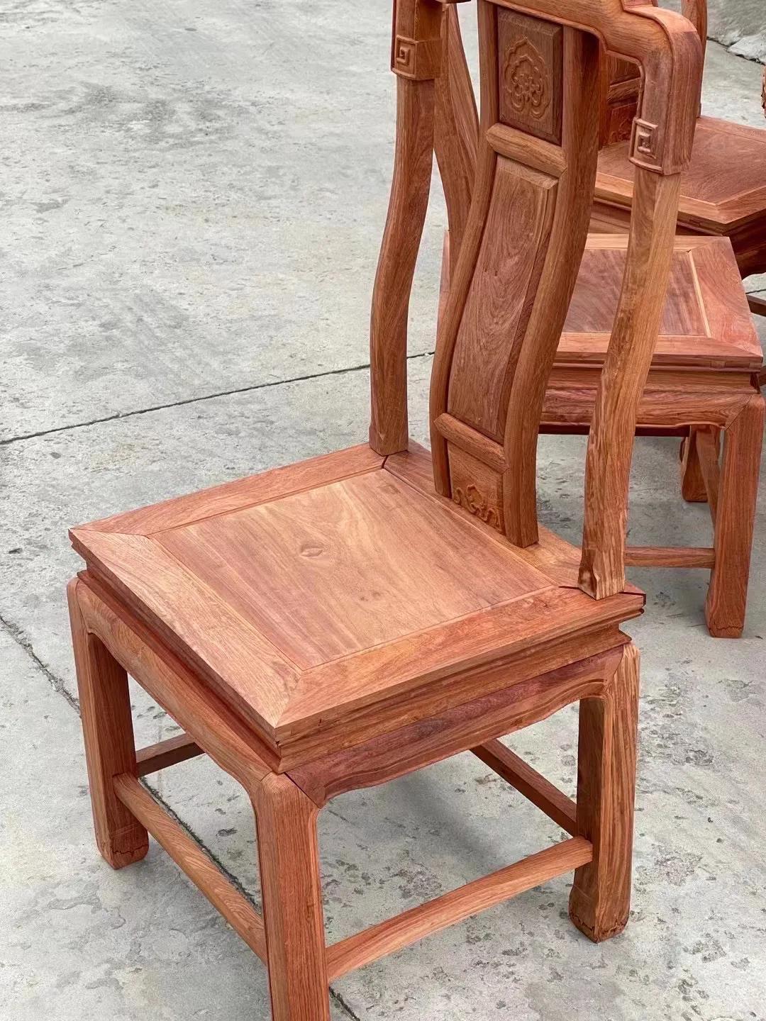 广西缅甸花梨沙发国色天香10件套,缅甸花梨餐桌配国色天香椅子