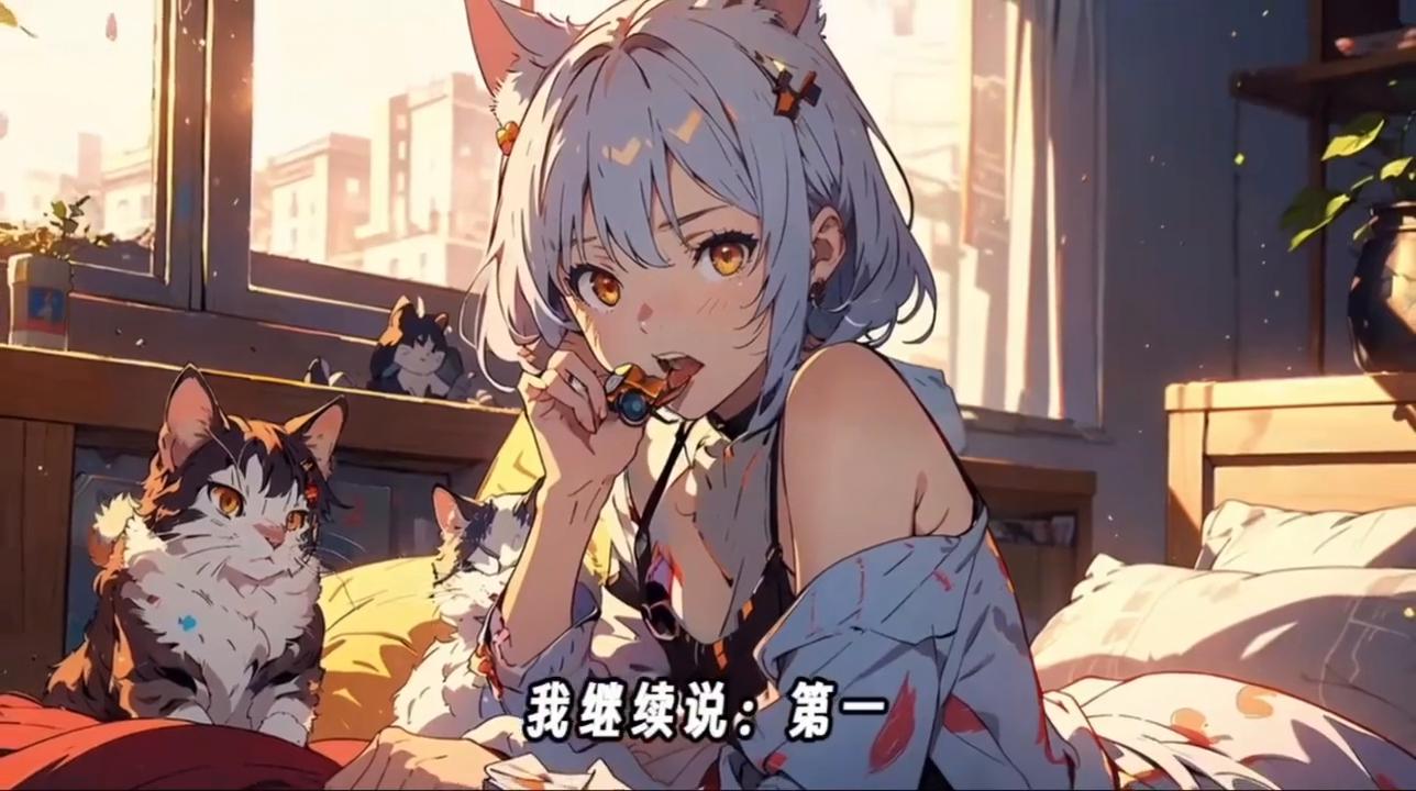 惨了！一不小心把小猫咪撸成了一个大美女。#治愈系