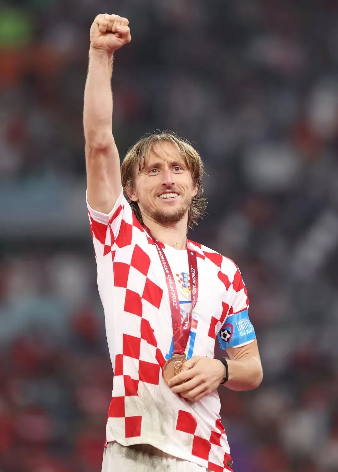 克罗地亚夺得世界杯季军颁奖典礼,克罗地亚完美落幕