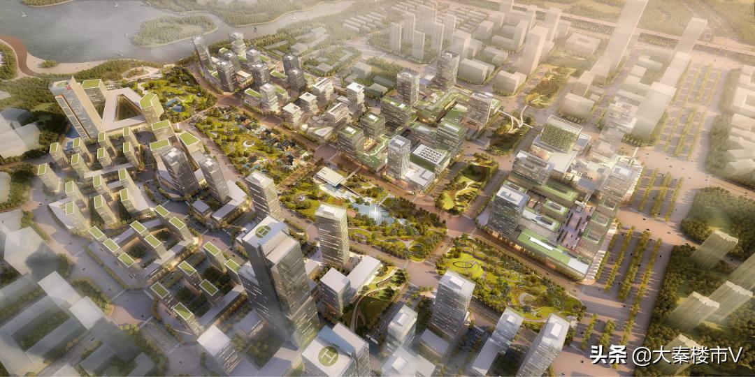 西咸新区超高层效果图,西咸新区绿地超高层