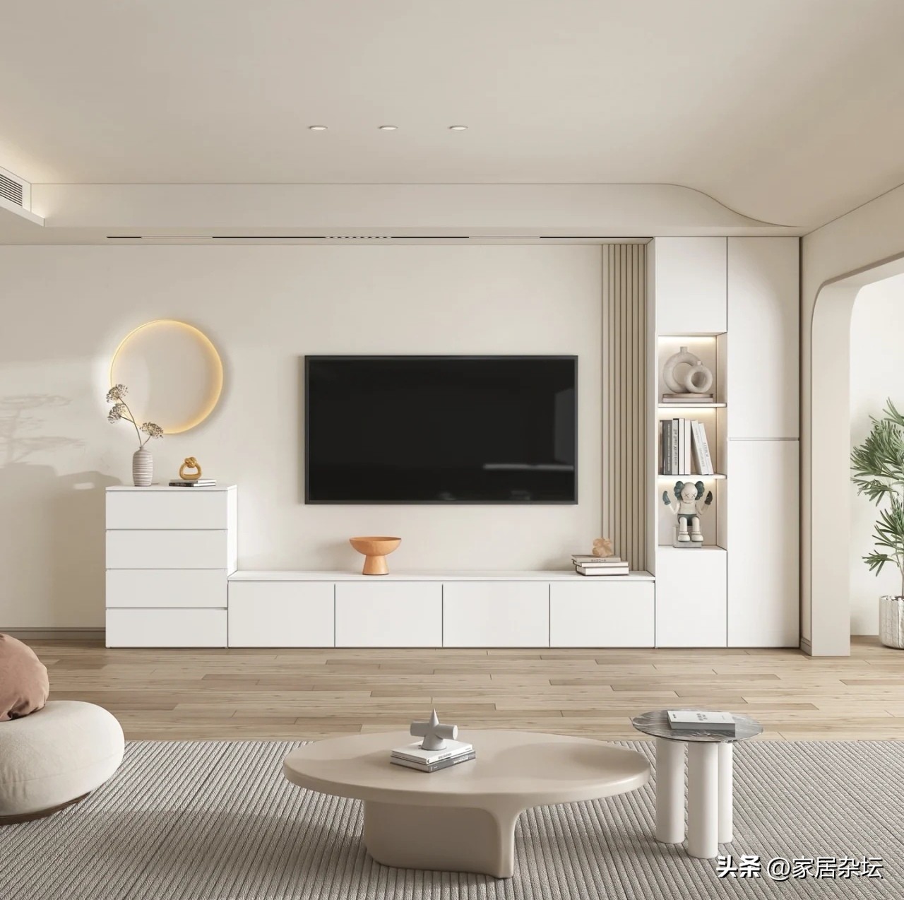 满墙电视柜一年后的使用感受,满墙电视柜到底实用吗