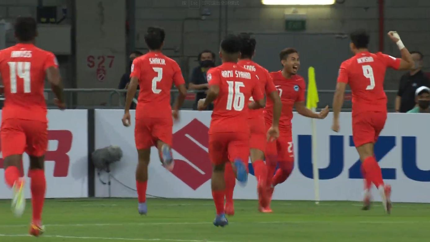 新加坡vs泰国3-0,2-2战平新加坡