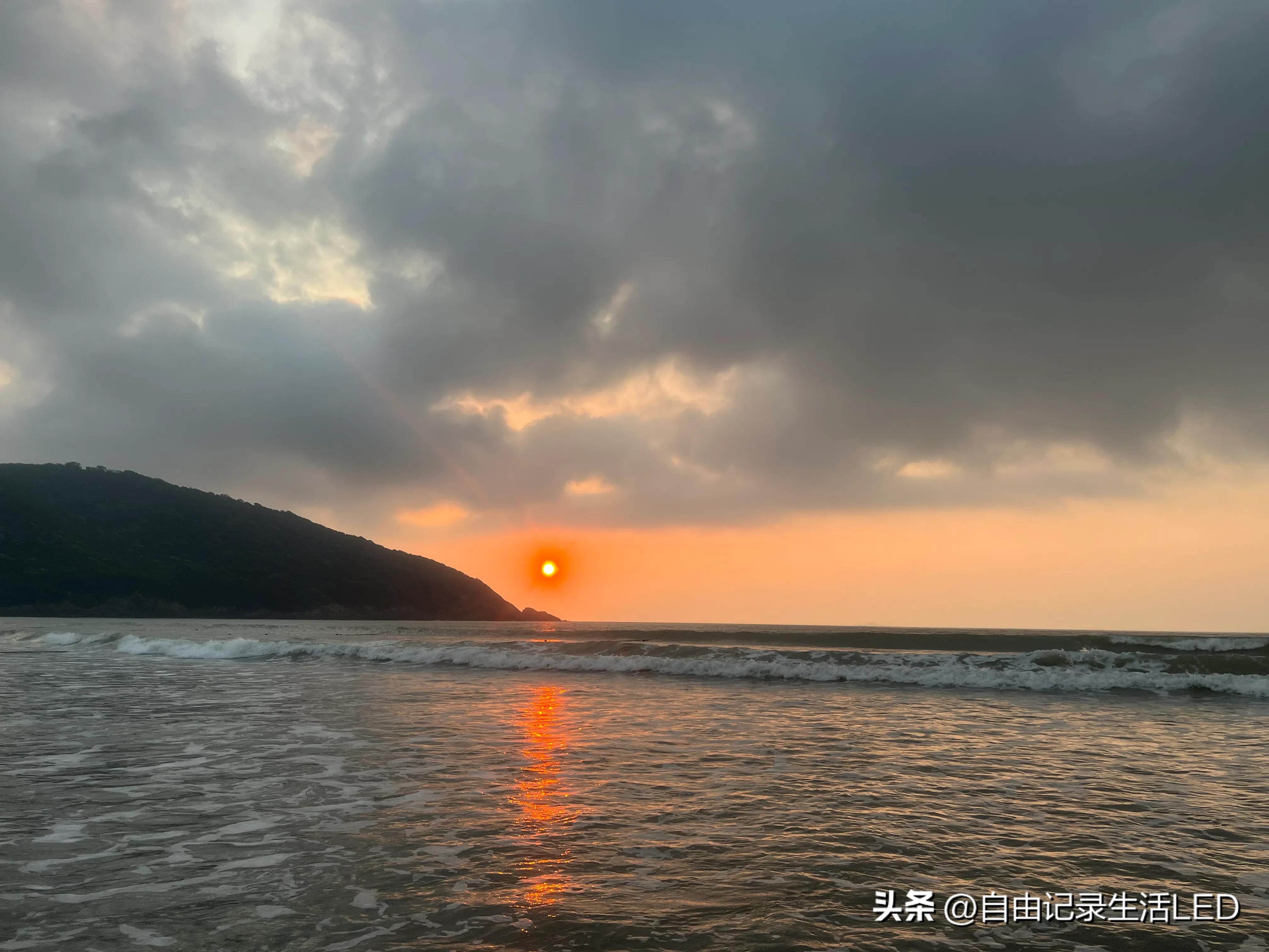 “十里金沙”之东沙：朱家尖看日出的绝佳之地