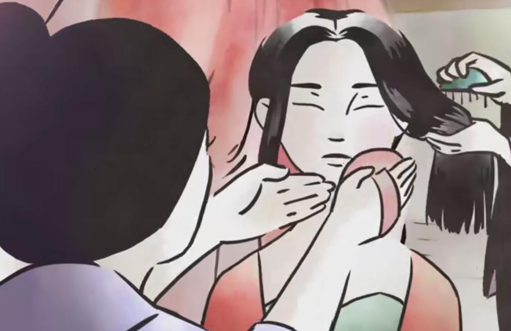 水墨风动漫女生图片,水墨风动漫女图文