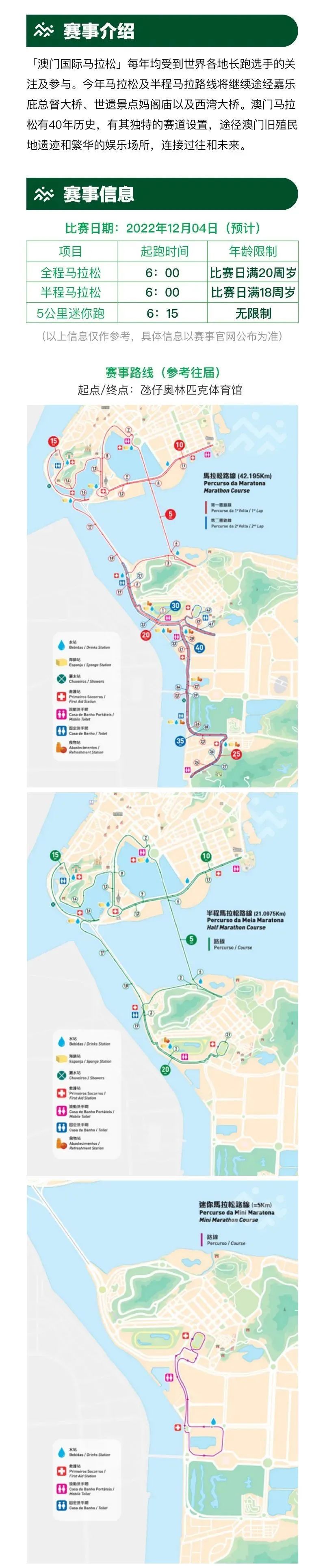 2023年澳门马拉松,厦门马拉松澳门马拉松