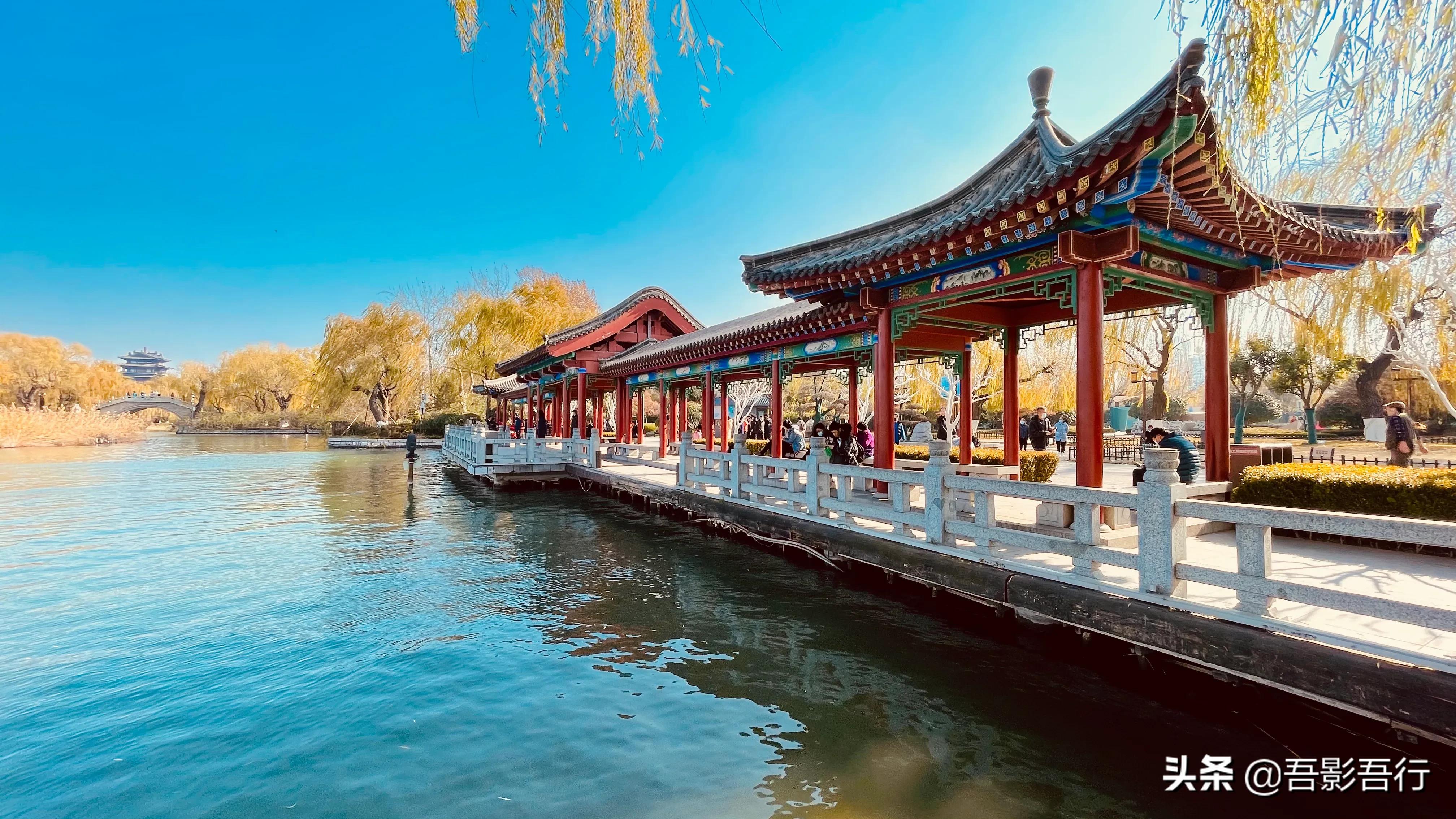 济南大明湖秋冬图片高清,初春大明湖美景图片