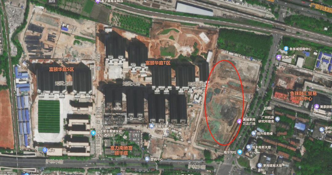 老黄埔和萝岗,富颐华庭和中鼎珺和府对比