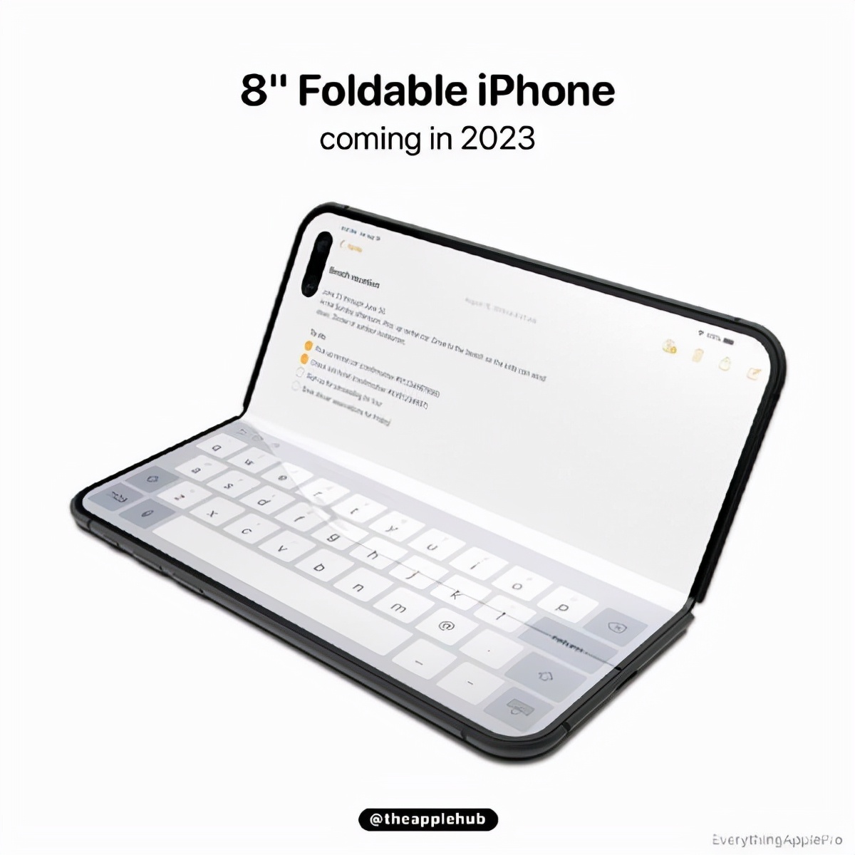 苹果将推出7英寸可折叠iphone,苹果将发布新折叠iphone