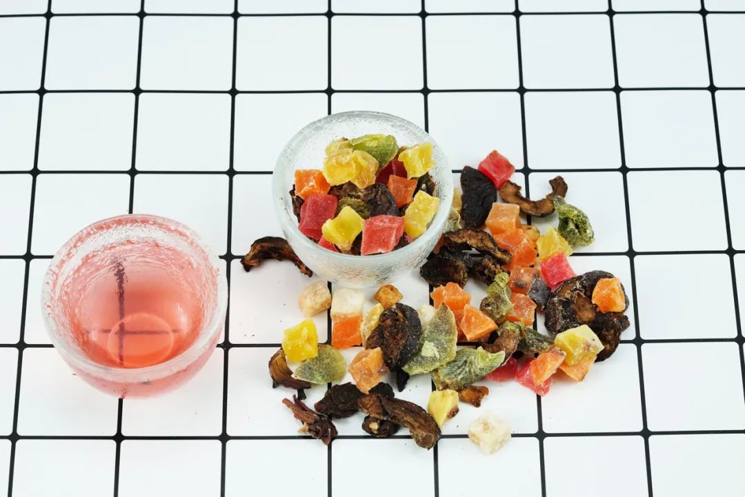 水果冻干片做水果茶,凤梨干片网红水果茶
