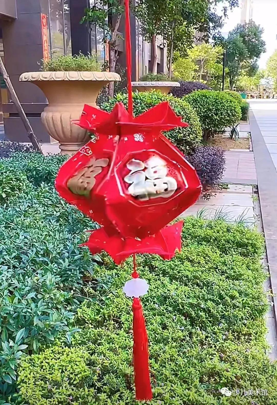 元宵节又好看又简单的手工灯笼,可爱简单的手工元宵节灯笼怎么做