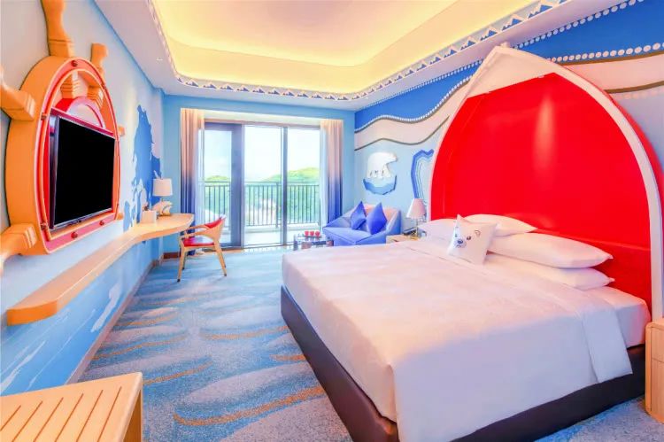 珠海长隆飞船酒店！海洋王国无限畅玩+畅游28楼绝美无边际泳池