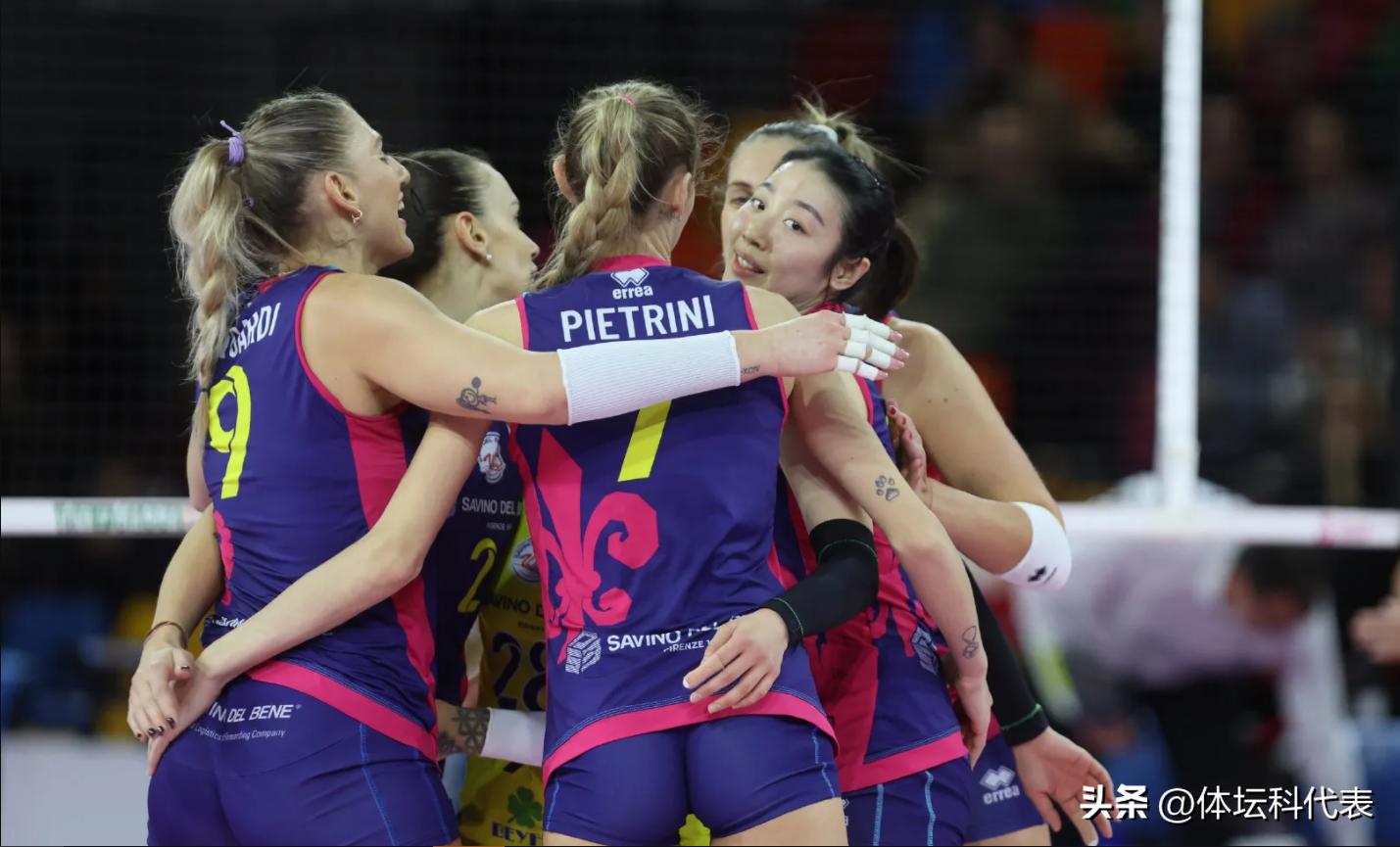 朱婷入选意甲最佳阵容,朱婷联赛夺冠