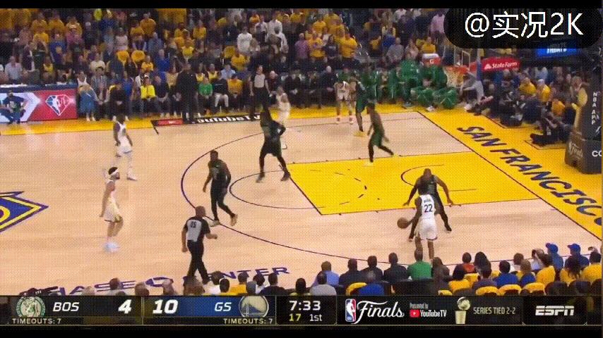 总决赛g4勇士客胜绿军完整,nbag5天王山之战