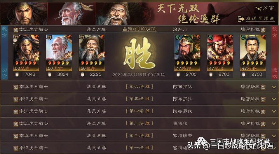 三国志战略版张角第一赛季,三国志战略版张角体系最强阵容