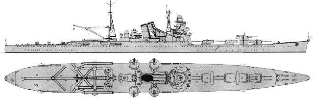 利根级重巡洋舰详解,里根号巡洋舰