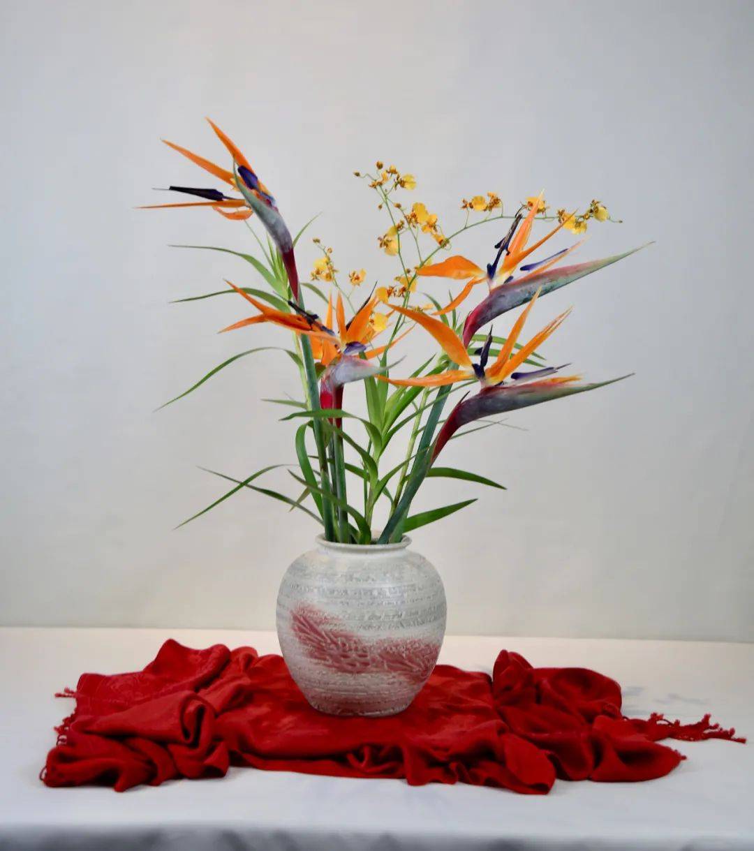 日式插花小原流花道,日式插花的13个基本技巧