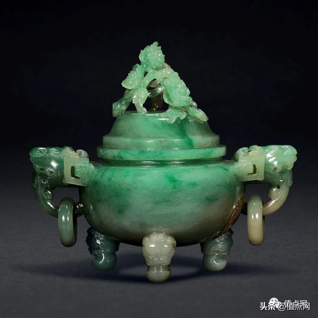 徐展堂藏清乾隆粉青釉六管瓶,徐展堂藏品