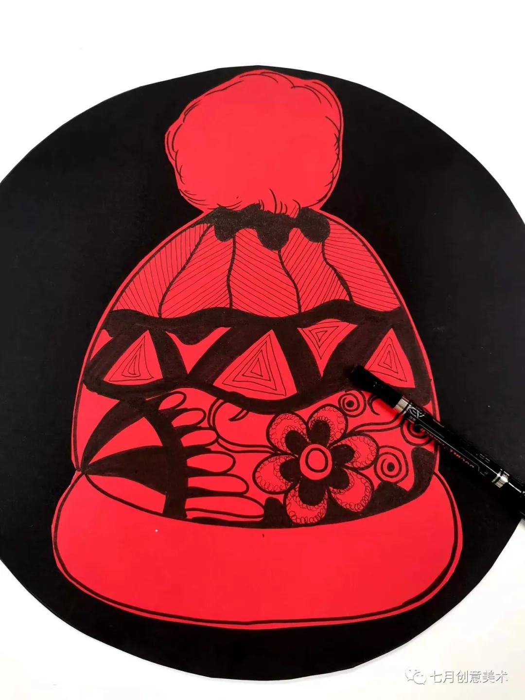 绘画帽子视频教程全过程,画画教学帽子简单易学