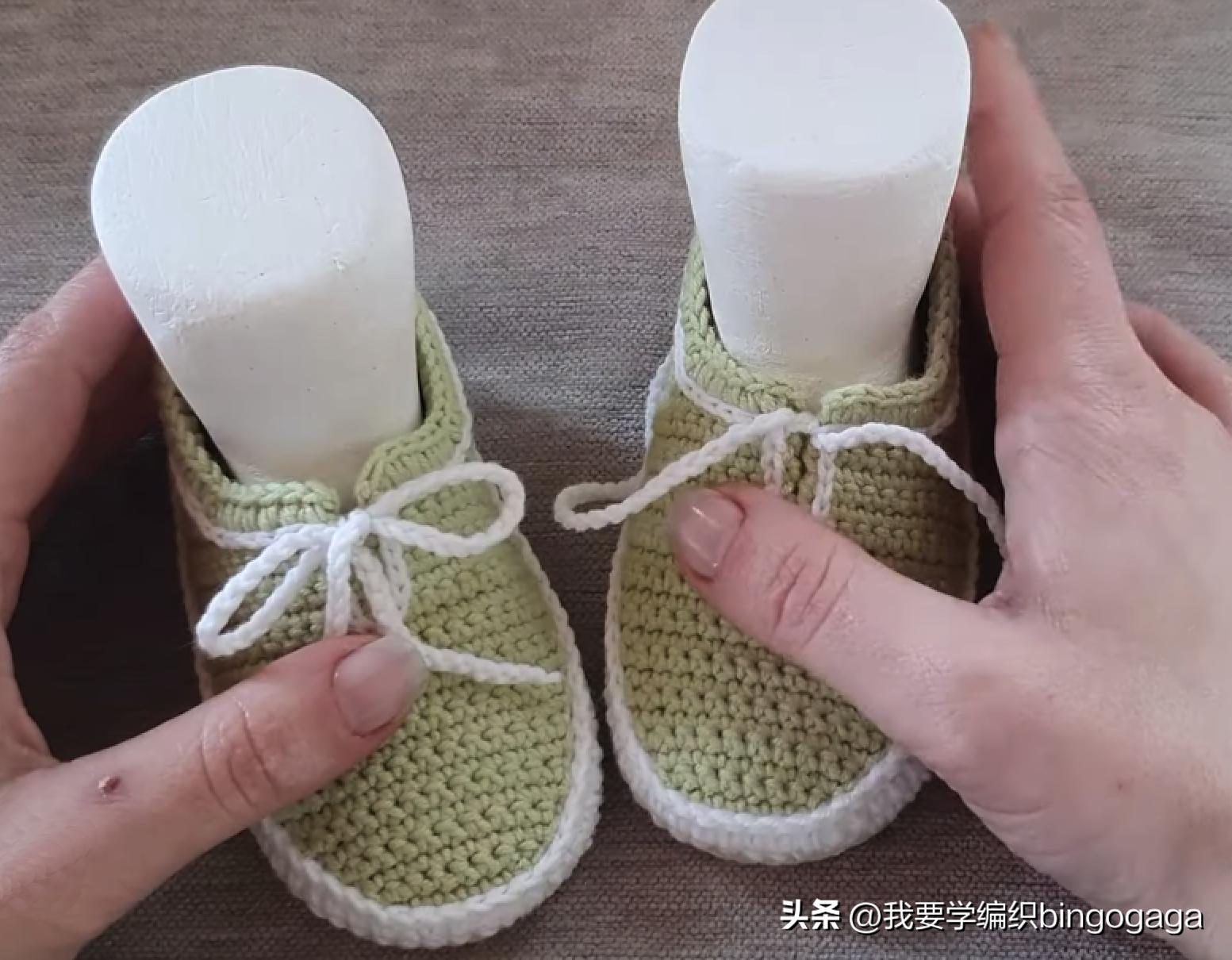 简单易学钩婴儿鞋教程,简单易学的婴儿钩鞋