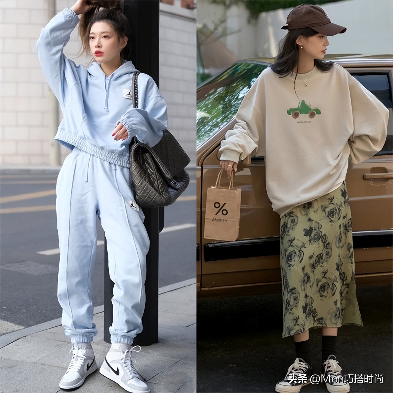 拒绝臃肿卫衣新时尚好穿又减龄,新春就穿卫衣减龄又时髦