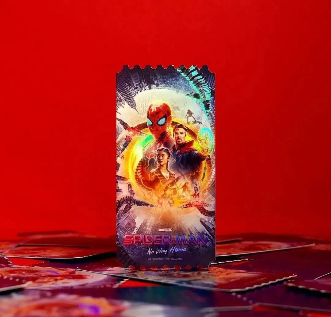 真的酸了，韩国《蜘蛛侠：英雄无归》的实体票根太好看了吧