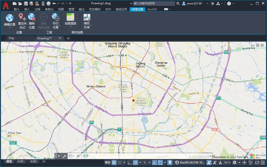 怎么在cad中插入卫星图,cad怎么加载卫星影像