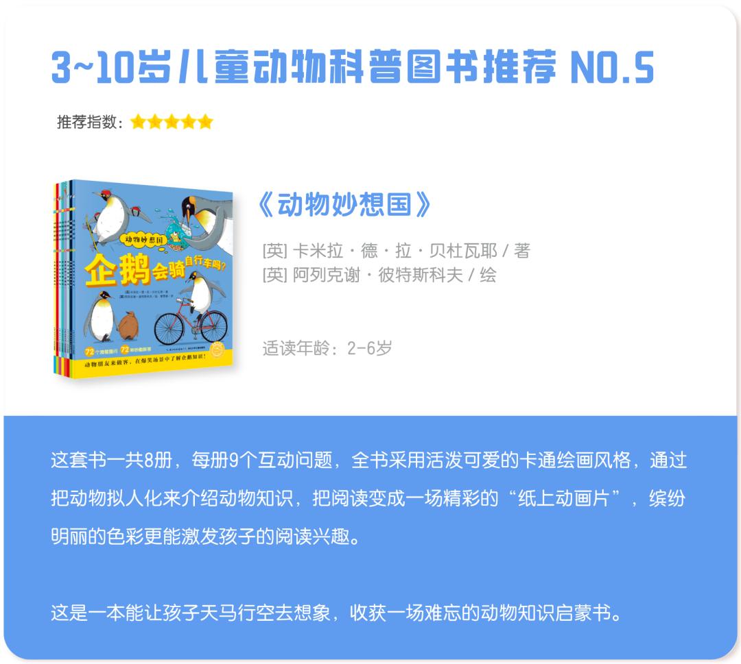 孩子被绘本吸引,动物类科普书有哪些