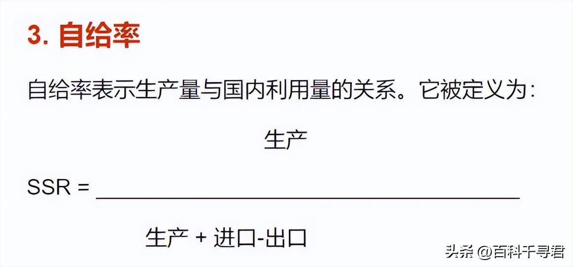 粮食产量对比表国家,粮食产量自给率