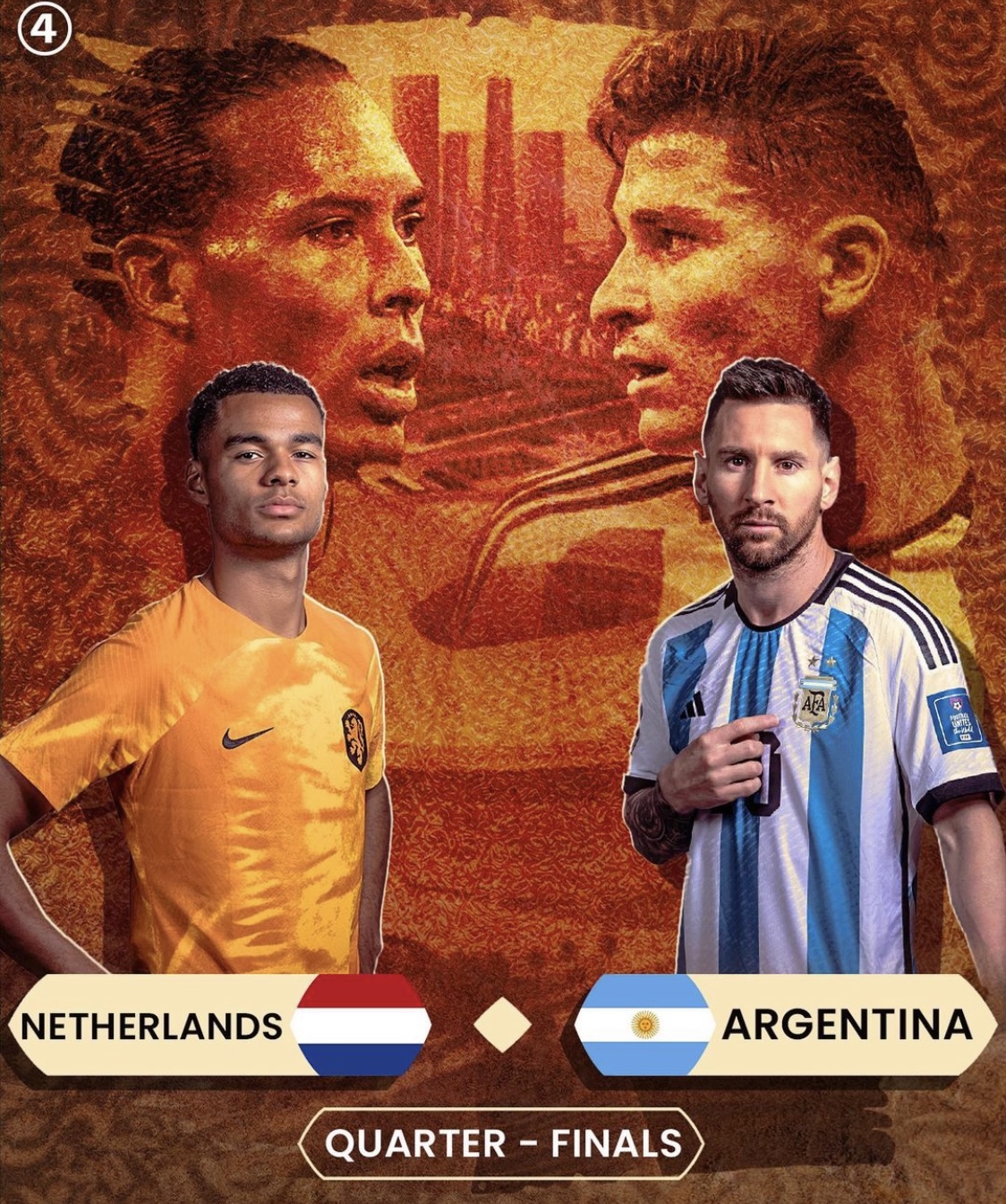 郁金香vs仙人掌,范戴克防守梅西的比赛