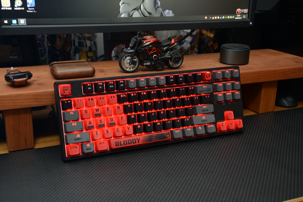 花一把的钱体验三把的手感，血手幽灵T87LT变速光轴机械键盘开箱