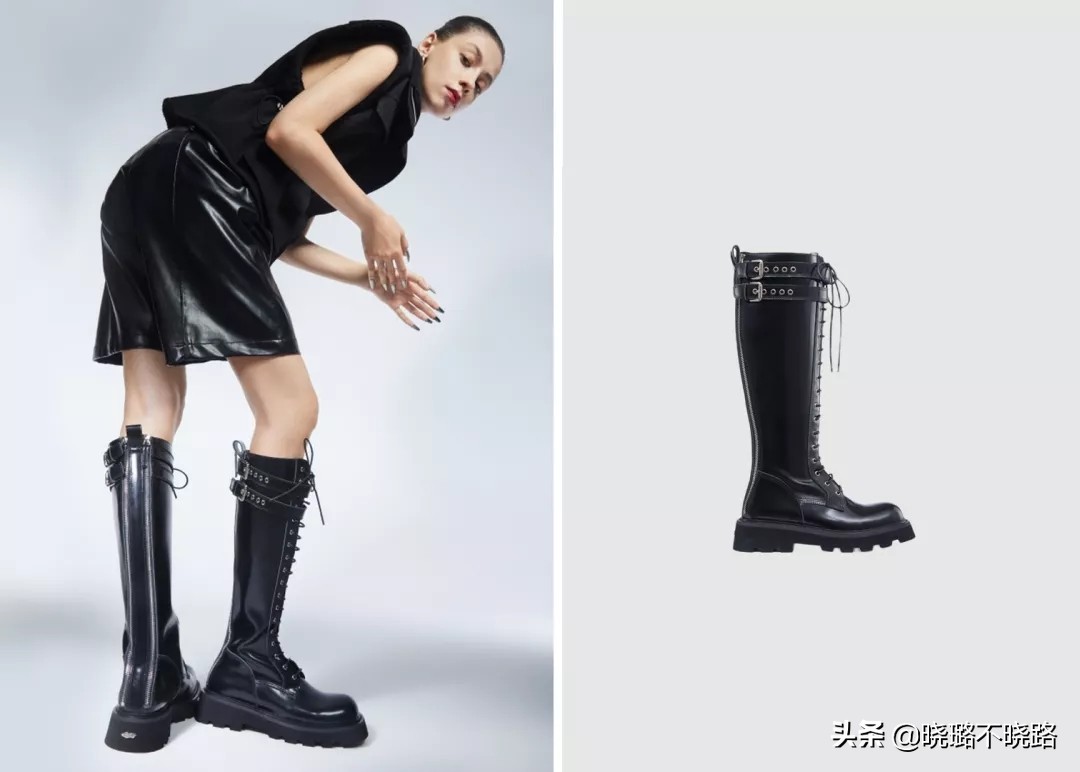 最近比较火的马丁靴和骑士靴,骑士靴跟马丁靴